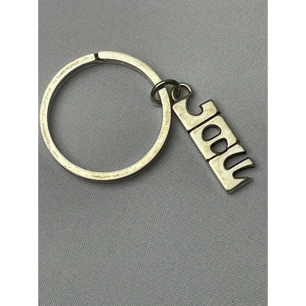 ~ Rare LAF Key Ring Vintage Sterling Silver* Key Chain Lafayette College VTG 70